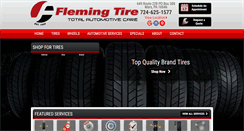 Desktop Screenshot of flemingtire.com